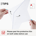 Vittanly 12x12 Picture Frames Set of 9, Shatter Resistant Plexiglass, Display 8x8 Pictures with Mat or 12x12 without Mat, Photo Frames for Wall Mount, Engineered Wood, Navy