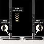 LED Desk Lamp for Home Office, Eye-Caring Modern Desk Light, 3 Color Temperature 10 Brightness Computer Light, Dimmable Desk Light with Memory & Timer Func, Metal Swing Arm Table Lamp