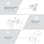 DUWQU 3 Piece Framed Elegant Farmhouse Canvas Wall Art, Vintage Floral Pictures Art Wall Decor, Nature Themed Daisy Art Prints for Living Room Bedroom Kitchen and Office Ready to Hang 16×24 Inches