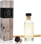 Urban Naturals Mahogany Vanilla Woods Reed Diffuser Set – Made with Essential Oils & Real Botanicals – Decorative Air Freshener and Beautiful Home Décor – Made in The USA