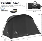 Bed Tent Canopy Full, Blackout Portable Sleep Tent Easy Setup, Breathable Mesh, Privacy Curtains for Adults, Ideal for Indoor