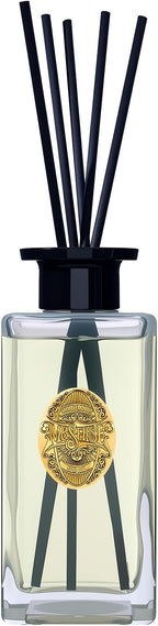 M&SENSE 10.14 oz Large Reed Diffuser Set | Creamy Vanilla Scent Oil Diffuser with Sticks | Hotel Collection Non-Toxic Essential Oil |for Bedroom Bathroom Living Room