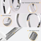 Energetic Modern Spiral Table Lamp, Touch Control Dimmable LED Nightstand Lamp, 7 RGB LED Colors & 10 Light Modes Bedroom lamp, Unique Design Lamps for Home Decor Living Room Bedroom Office