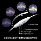 Ulalaza LED Decorative Lights USB Mountains Sunrise Sunset Led Neon Signs Home Decoration Wall Art Holiday Gift Brightness Adjustable 16.5''x11.8''