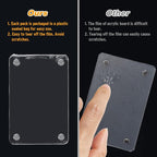 6 Pack Acrylic Fridge Magnetic Frame for Polaroid, 2.36x3.54 In Mini Picture Frames for Fujifilm Instax Mini, Double Sided Photo Refrigerator Magnet Picture Frame, Clear Picture Display Frame