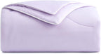 Cozy Bliss Cooling Comforter Twin Size Dual-Sided, Ultra-Soft Cooling Blankets for Hot Sleepers and Night Sweats, Breathable Lightweight Silky Smooth, Lavender Purple