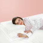 HOMBYS Side Sleeper Pillow with Arm Hole on Both Side, Any Position Winged Pillow for Neck & Shoulder Pain Relief, Super Firm High Density Support Ergonomic Arm Holes Positioner