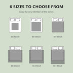 L'AGRATY Chunky Knit Blanket Throw - Soft Chunky Throw Blanket 50x60: 100% Hand Kintted Chenile Crochet Throw Blanket for Couch - Large Cable Knit Chunky Blanket for Home Decor(Sage Green)