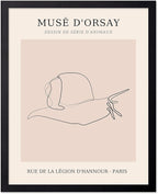 Poster Master Vintage Poster - Retro One Line Snail Drawing Print - Snail Line Art - Minimal Gift for Men, Women, Animal Lover - Abstract Wall Decor for Home, Office - 16x20 UNFRAMED Wall Art