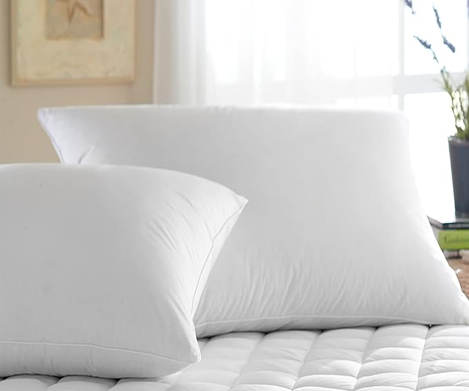 Downright 233 Thread Count 39 oz Astra LikeDown Pillow, 20" x 36", King 20 x 36