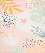 Lahome Pink Fleece Throw Blanket for Bed, Reversible Soft Throw Blankets for Women Cute, Warm Thick Throw Blankets for Couch, Apricot 50''x60''