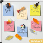 9Pcs Cute Simulation Sushi Fridge Magnets,Locker Decor,Japanese Food Fun Decorative Magnets for Refrigerator, Whiteboard,Kitchen