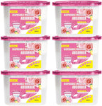 CANAGER Moisture Absorber Box, Lemon Rose-6 packs, Dehumidifier for Closet, Bedroom and Kitchen, Odor Eliminator,Moisture Absorber 12.5 oz.