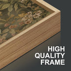 SIGNINART Vintage Floral Framed Canvas Wall Art Set of 3, Mid Century Modern Wildflower Wall Decor, Neutral Botanical Artwork, Retro Plant Art Prints for Bedroom, Living Room, Office 16"x24"