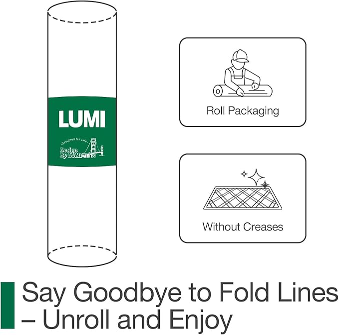 LUMI Indoor Door Mat 36"x56", Ultra Thin Low Profile Non-Slip Doormat for Home Entrance, Absorbent & Stain-Resistant Welcome Mats, Washable Entryway Mat for Front Door, Patio, Porch, Camel