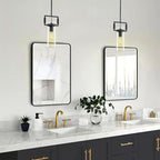 Black Pendant Lights Kitchen Island, Modern Glass Knurled Pendant Light,12Inch Copper Kitchen Pendant Lighting Over Island,Farmhouse Island Lights For Kitchen Sink,Bathroom,Bedroom,Included E26 Bulbs