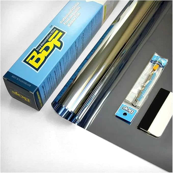 BDF S03 Window Film Highly Reflective Mirror Daytime Privacy - 36in X 50ft