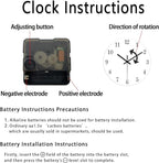 Glass Wall Clocks Battery Operated 14 Inch Modern Abstract Wall Clock for Bedroom Blue Wall Clock Silent Non Ticking