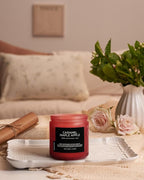 M&SENSE Caramel Apple Pie Candles for Home Scented, Natural Soy Wax 11.6oz Long Lasting 70 Hours Clean Non Toxic Large 2 Wick Candle Gifts for Thanksgiving Housewarming