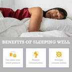 Down Etc Rhapsody Wrap Luxury Hotel 235-Thread Count 100% Down-Proof Soft Preshrunk Cotton Fabric Hypoallergenic Goose Down & Feather Pillow, King (Pack of 1), White