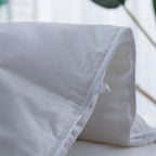 Globon Ultra-Soft Lightweight Down Feather Comforter Queen Size,Breathable Thin Blanket Duvet Insert for Hot Sleeper/Warm Weather,Noiseless Shell,700 Fill Power with Corner Tabs,White…