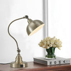 Vintage Desk Lamp Decorative Table Lamp for Home Office Living Room Bedroom Desk Light, Rustic Industrial Farmhouse Antique Library Study Desk Lamp E26 LED Bulb Included