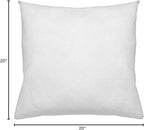 Digital Decor Premium Throw Pillow Inserts Sham - Decorative White Square Form Pillow Inserts - Perfect for Bedroom, Sofa & Couch (1 Pack)