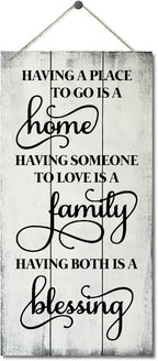 Having Somewhere to Go Decor Sign, Printed Wood Wall Art Sign, Housewarming Gifts, Funny Home Signs Decor, Hanging Wood Sign Home Decorative, Rustic Farmhouse Wood Sign Decor Wall Art 12x6 in