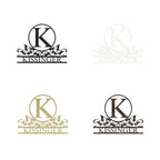 Personalized Metal Signs | Metal Name Sign | Split Letter Monogram | Home Decor Sign | Metal Wall Art | Last Name Sign | Outdoor Decor Sign | Personalized Wedding Gift | Housewarming Gift