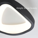 Black Flush Mount Ceiling Light Led Ceiling Light Fixture for Bedroom Entryway Hallway 4000k 10w