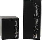 THE QUEENS' JEWELS Happy Birthday Jeweled 4x4 Candle Holder Vase - Unique Gift for Women, Birthday, Cute, Fun, Cocktail, Queen, Not Painted, Decorated, Bling, Bedazzled, Rhinestone