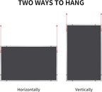 Silver Bathroom Mirror for Wall, 30x48 Inch Rectangle Mirrors with Metal Frame, Modern Vanity Wall Mirror Decor for Bathroom Living Room, Entryway Hangs Horizontal or Vertical