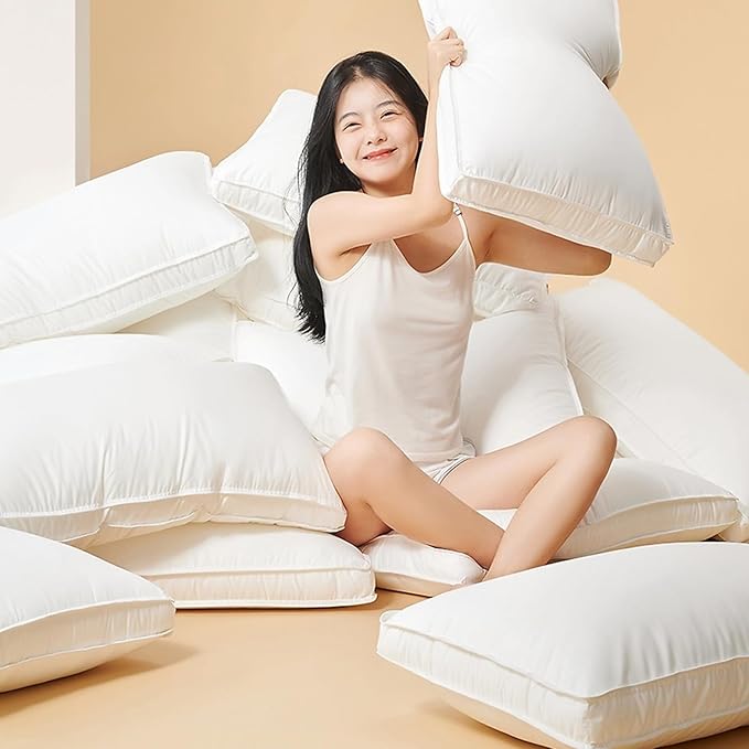 Sleeping Pillows 1 Pack Premium Luxury Hotel Quality Soft Pillow Down Alternative Fill for Beds Good for Belly Sleepers Back, Stomach or Side Sleepers 18x 30 Inch