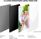 Magicfly Magnetic Photo Frame, Pack of 30, Fits 4 X 6 Inch Photos, Magnetic Picture Frame with Clear Photo Pocket for Refrigerator, Fridge, Office Cabinet, Black