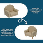 Children's Factory As We Grow Toddler Chair, Flexible Seating for Daycare or Preschool, Kids Reading Couch, Playroom Furniture, Buff