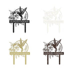 Personalized Garden Signs | Garden Stake Metal Sign | Custom Garden Sign | Customized Bird Garden Name Sign Yard Sign| Garden Signs Decorative Outdoor | Personalized Camping Gifts