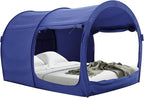 LEEDOR Bed Tent Dream Tents Bed Canopy Shelter Cabin Indoor Privacy Warm Breathable Pop Up Twin/Full/Queen for Kids and Adult Patent Pending(Mattress Not Included)