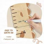 Personalized Name Kids Growth Chart for Wall, Cute Giraffe Wooden Growth Chart Kids Height Chart, Wall Measurement for Kids, Height Chart for Wall, Growth Ruler for Children