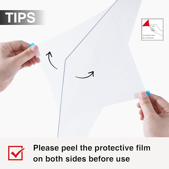 Vittanly 4x6 Picture Frames Set of 9, Shatter Resistant Plexiglass, Display 3.5x5 Pictures with Mat or 4x6 without Mat, Photo Frames for Wall or Tabletop, Engineered Wood, White