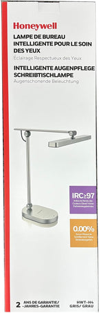 Honeywell Desk Lamp for Home Office, H4 Sunturalux™ Eye-Caring LED Desk Light, 700LM Dimmable Desk Lamp with Timer, Adjustable Desk Reading Light, Touch Auto Dimming Table Lamp for Study, Bedroom