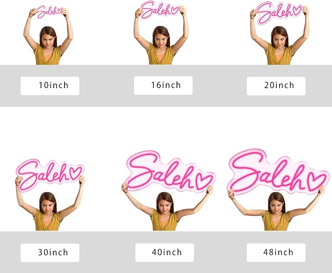 IbayNawi Custom Neon Signs, Neon Sign Customizable for Wall Decor, Personalized Neon Sign for Wedding Birthday Party Gift