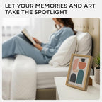 Homeforia 8 x 10 Wood Picture Frame, High End Natural Oak 8x10 Light Wooden Frames with Mat 5x7 inch Photo, 8 x 10 Frame Matted to 5 x 7 Art, Wall or Tabletop Frame, Tempered Glass, Wall Kit, Set of 1