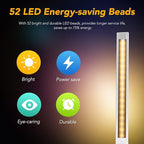 Led Desk Lamp, Desk Lamp with USB Charging Port, 5 Color Modes, 10 Brightness, Natural Light, Eye Caring Reading Lamp, Desk Light for Home Office, Table Lamp, Touch Control, Auto-Timer, White