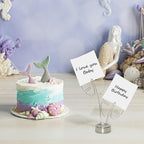 2-Pack Silver Photo Tree Holder, Gift Card Tree Holder, Photo Display Holder Stand, Memo Holder for Christmas, Wedding, Office, Birthday & Party Decorations