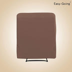 Easy-Going Recliner Stretch Sofa Slipcover Sofa Cover 4-Pieces Furniture Protector Couch Soft with Elastic Bottom, Spandex Jacquard Fabric Small Checks(Recliner,Brown)