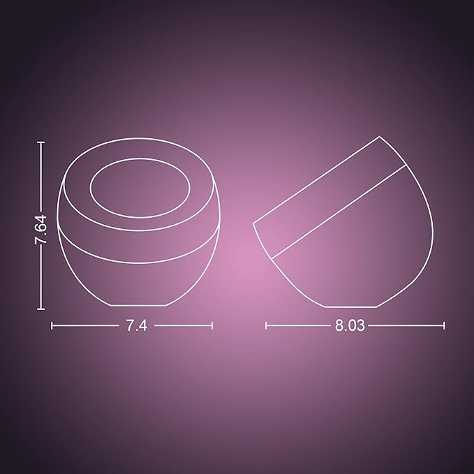 Philips Hue Iris Smart LED Table Lamp, White - White and Color Ambiance - 1 Pack - Control with Hue App - Works with Alexa, Google Assistant, and Apple Homekit