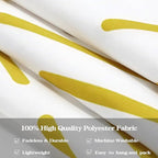 Kanuyee Gold Boho Burning Sun Tapestry Wall Hanging, Retro 70s Abstract Vintage Geometric Line Sunrise Tapestries for Bedroom Living Room Backdrop 44×60 inch