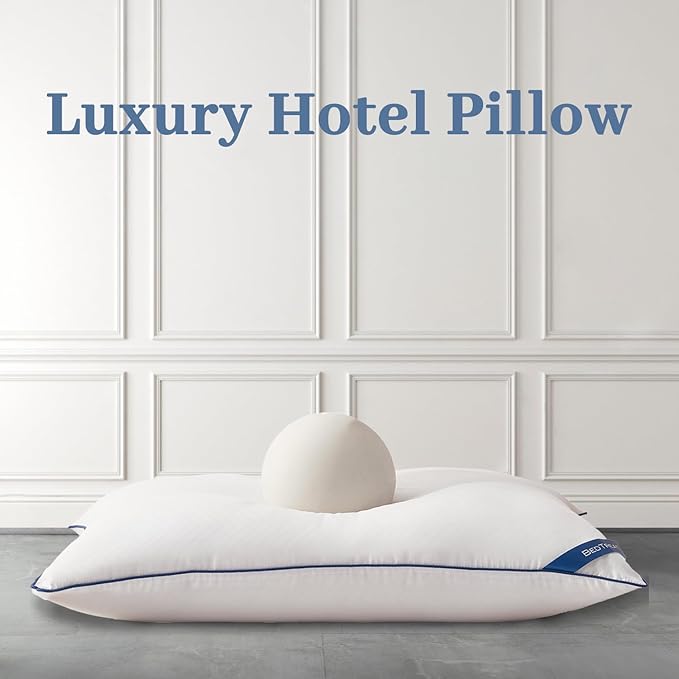 BedTreat Bed Pillows for Sleeping, Super Soft Down Alternative Pillows King Size Set of 2, Cooling Hotel Quality Pillows for Back, Stomach or Side Sleepers