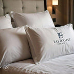 East Coast Bedding Balanced Dream 50/50 Goose Feather Down Queen Pillows 20x30 Inch Medium Support with 100% Cotton Shell – 2 Pack