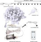 Globe String Lights,Multicolor 116 Feet 200 led 11 Lighting Modes Fairy String Lights with Remote,Waterproof Mini Globe Lights Decorn for Indoor Outdoor Party Wedding Christmas Tree Garden